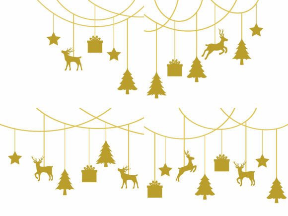 Christmas Corner Border Background: Illustrations Review