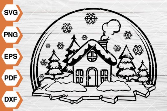 Christmas Scene SVG EP-157: Illustrations for Branding