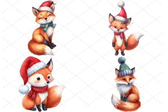 Review: 4 Christmas Fox Sublimation Bundle Illustrations
