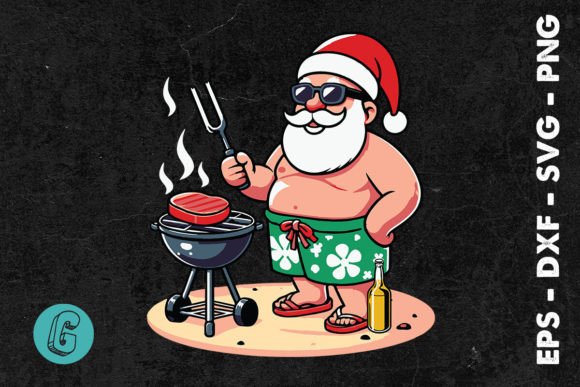 Review: Christmas in July Grilling BBQ Santa SVG Illustrations