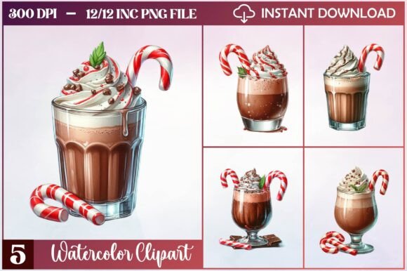 Reviewing Christmas Glass with Cream Clipart Freebies